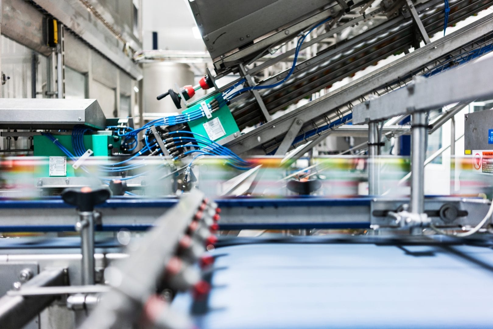 Carpet in beverage factory, refrigerants to pass with speed.